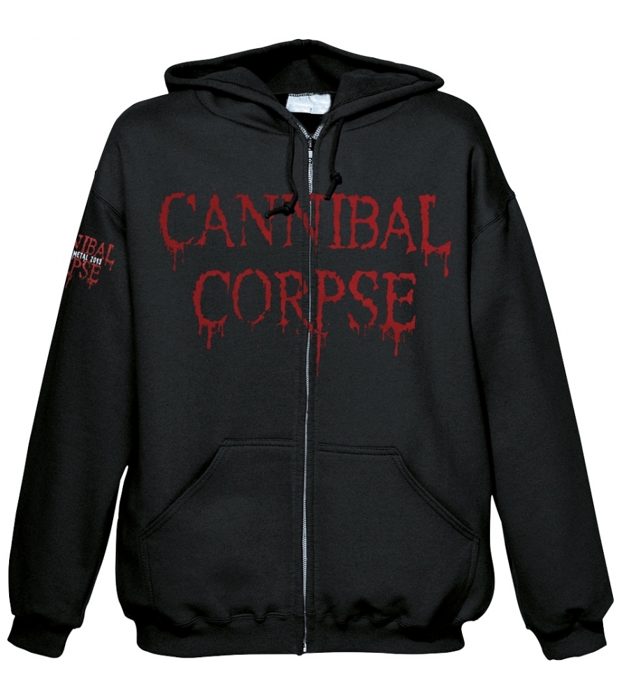 CANNIBAL CORPSE - Caged contorted - Sudadera con cremallera 