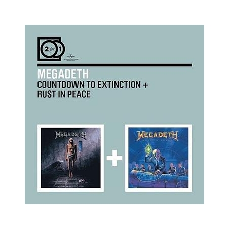 MEGADETH - Countdown to extinction + Rust in peace -  2CD