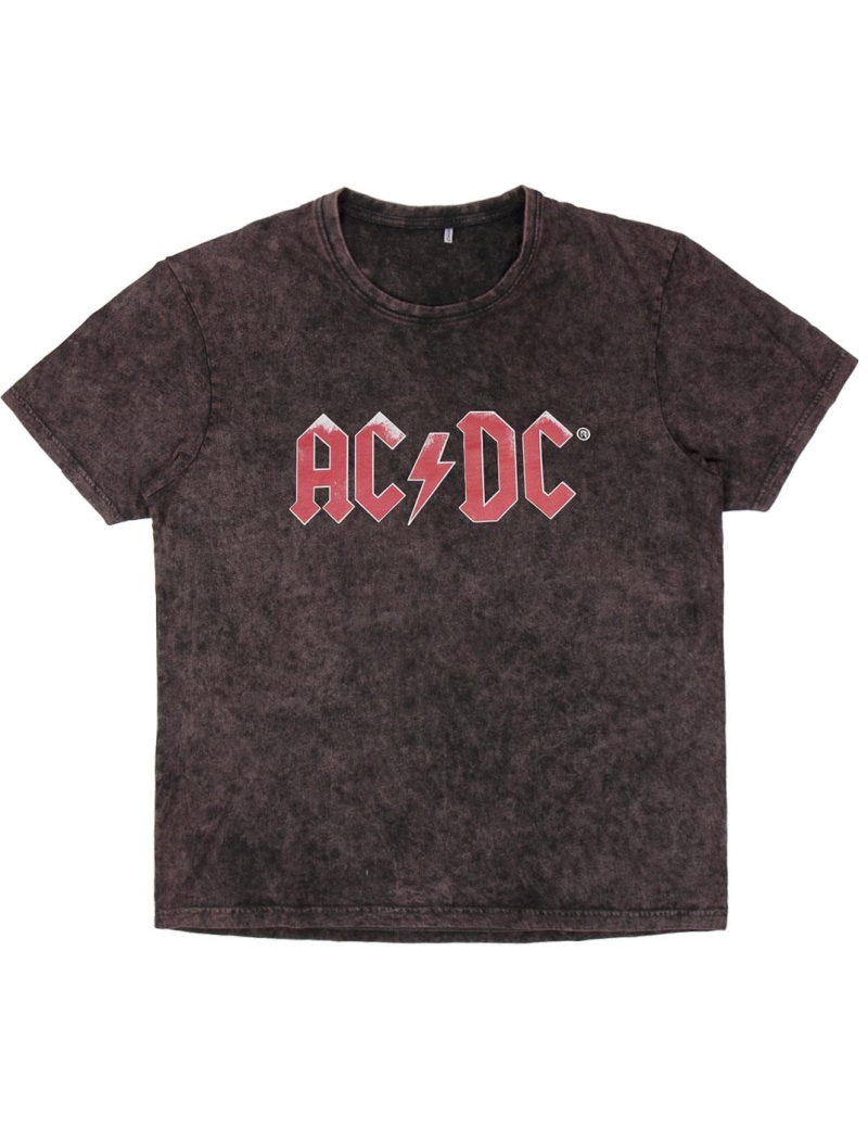 AC/DC - Logo - Camiseta - Acid wash