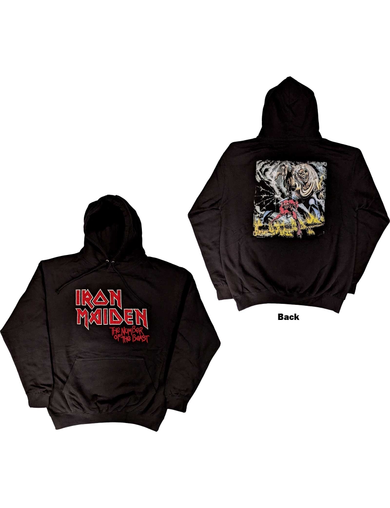 IRON MAIDEN - The number of the beast - Sudadera vintage
